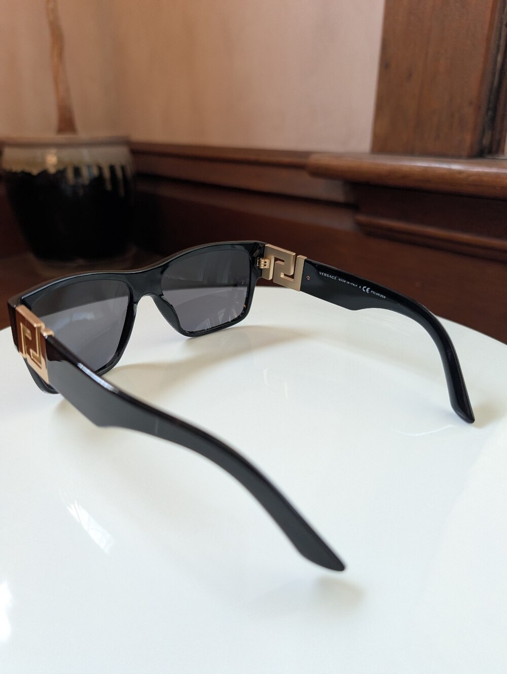 Versace Black And Gold Sunglasses - Picture 7 of 12